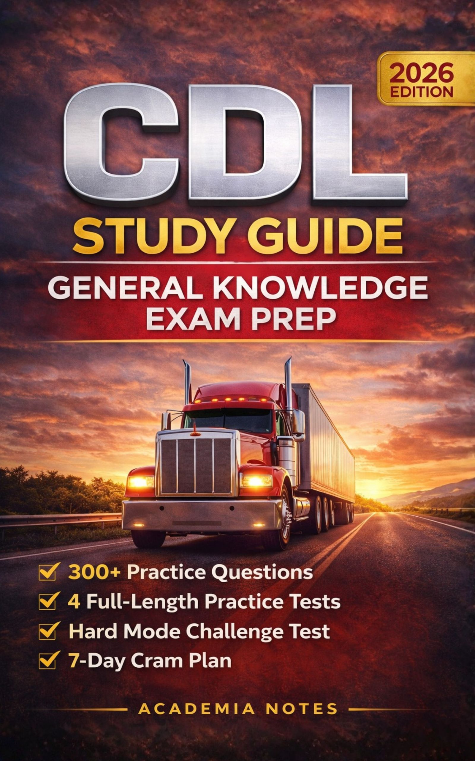 CDL Study Guide General Knowledge book cover